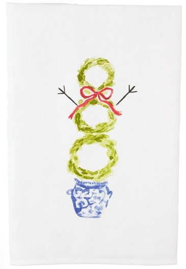 SMAN XMAS TOPIARY TOWEL