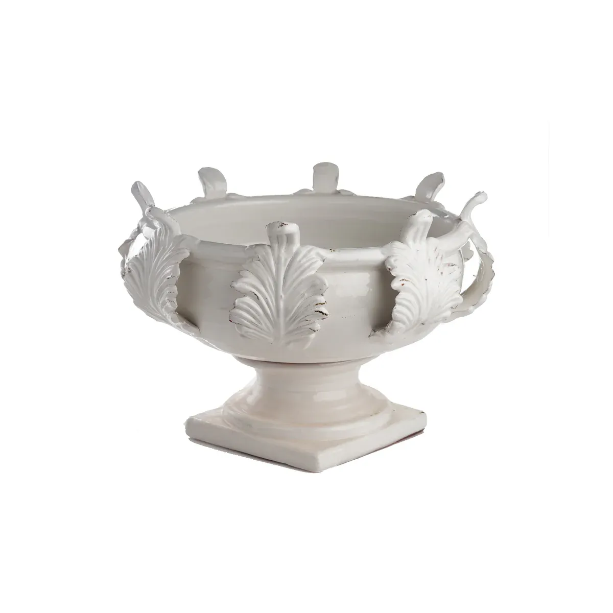 ACANTHUS CENTERPIECE WHITE, MEDIUM