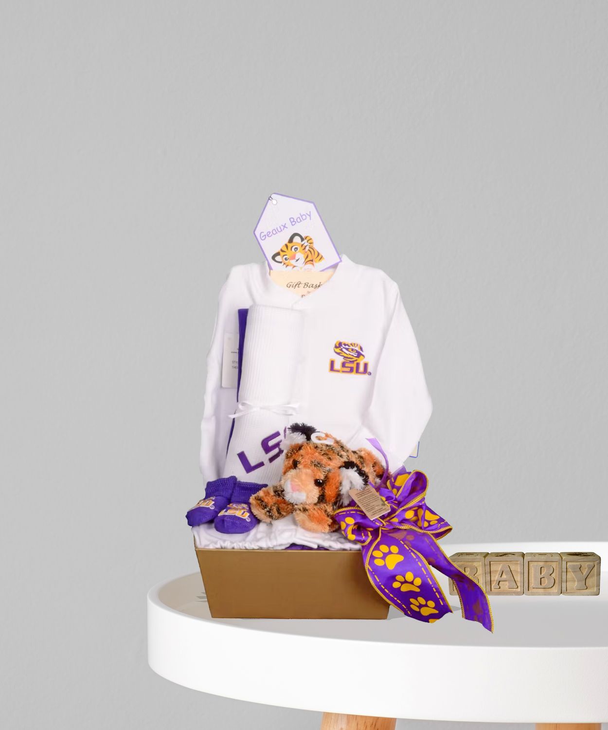 LSU Baby Gift Basket, Size: STANDARD