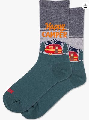 Women's Happy Camper Crew Socks