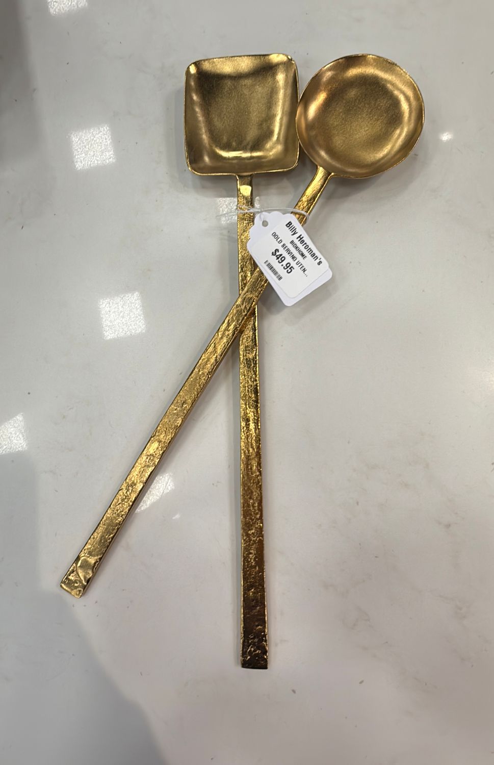 GOLD SERVING UTENSILS