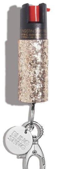 GOLD GLITTER PEPPER SPRAY