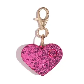 SAFETY ALARM - PINK GLITTER HEART