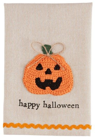 HALLOWEEN CROCHET TOWEL