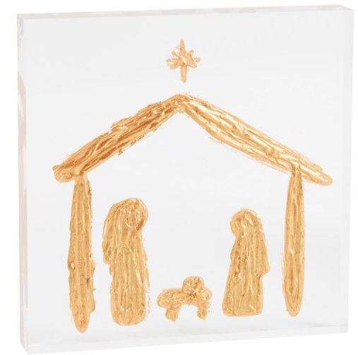 ACRYLIC NATIVITY PLAQUE