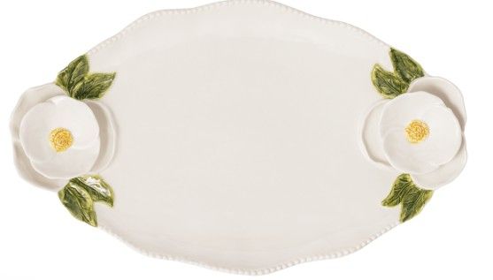FIGURAL FLOWER PLATTER