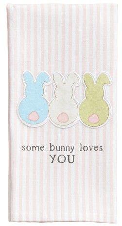 THREE BUNNIES PATCH TOWEL