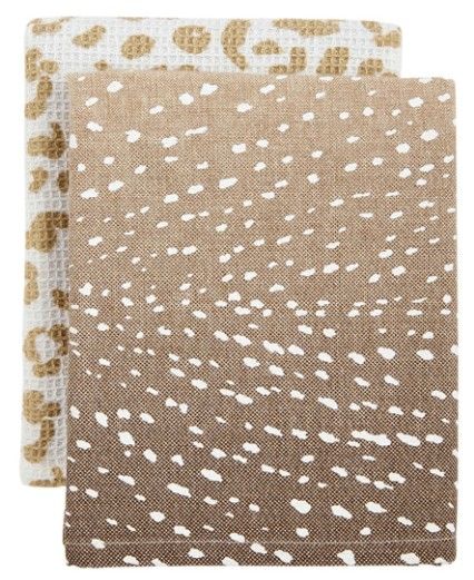 FAWN LEOPARD TOWEL SET