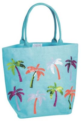 POOL SPARKLE TOTE BLUE