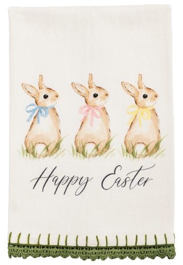 HAPPY EASTER PRINTED TOWEL