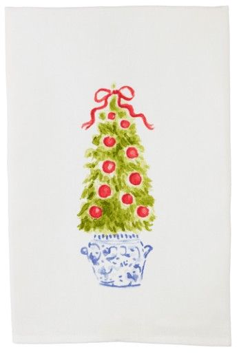 TREE XMAS TOPIARY TOWEL