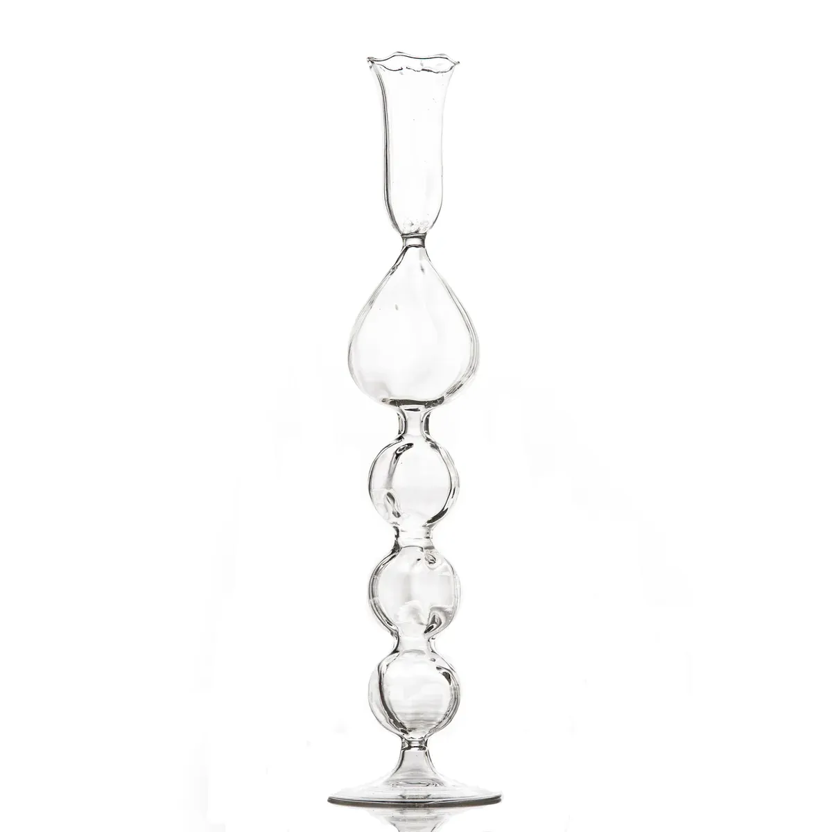 CANDLESTICK CLEAR TEARDROP BALL