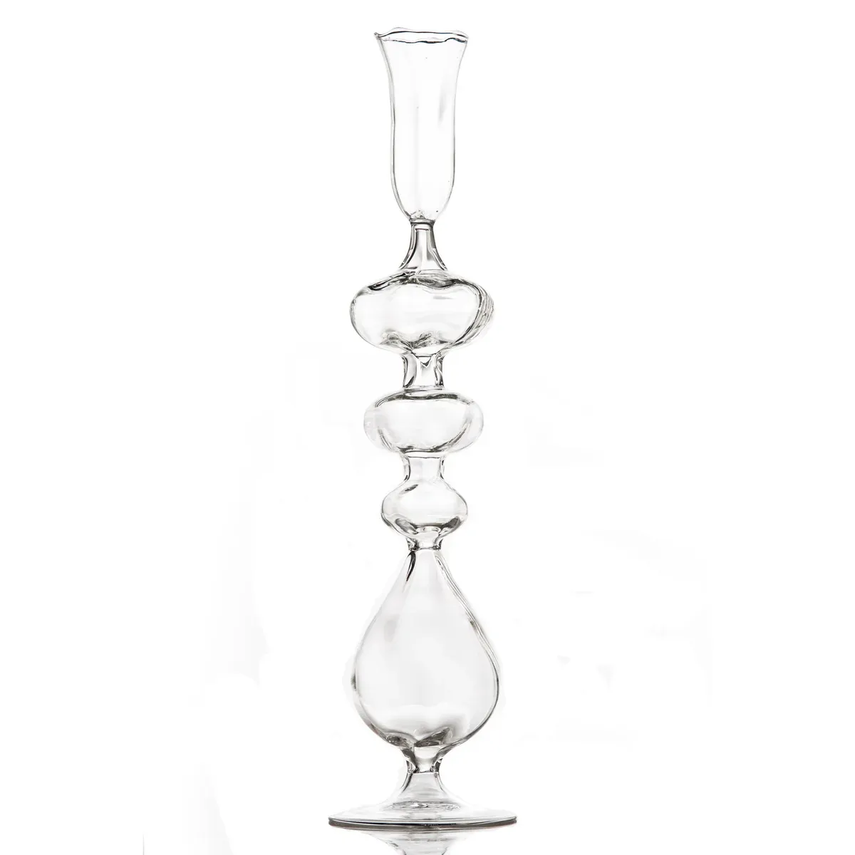 CANDLESTICK CLEAR BALL BASE