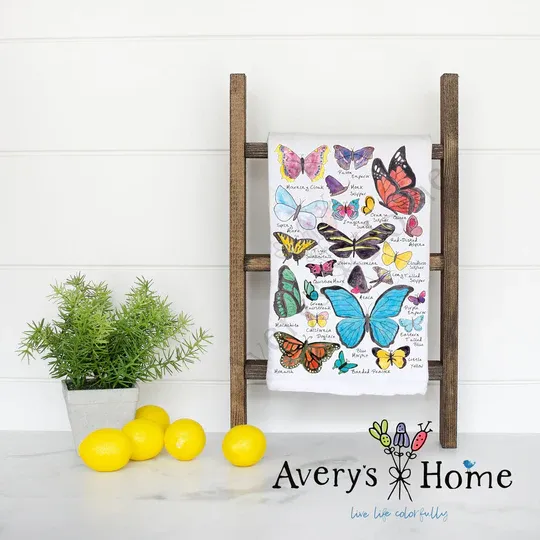 BUTTERFLY COLLECTION KITCHEN TOWEL