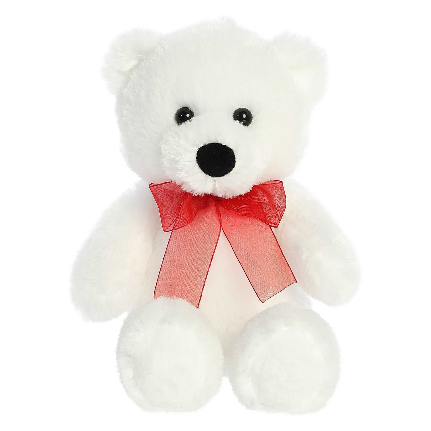 AURORA PROMO BEAR WHITE 10.5"