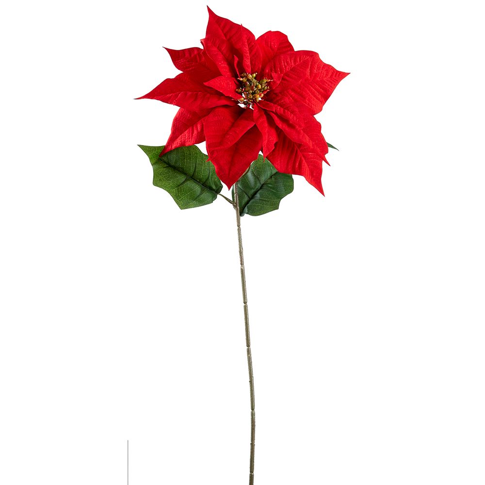 29"HAMPTON POINSETTIA SPRAY RE