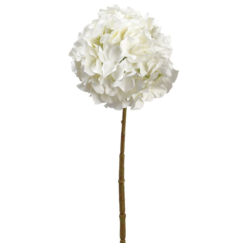 21"HYDRANGEA SPRAY WH