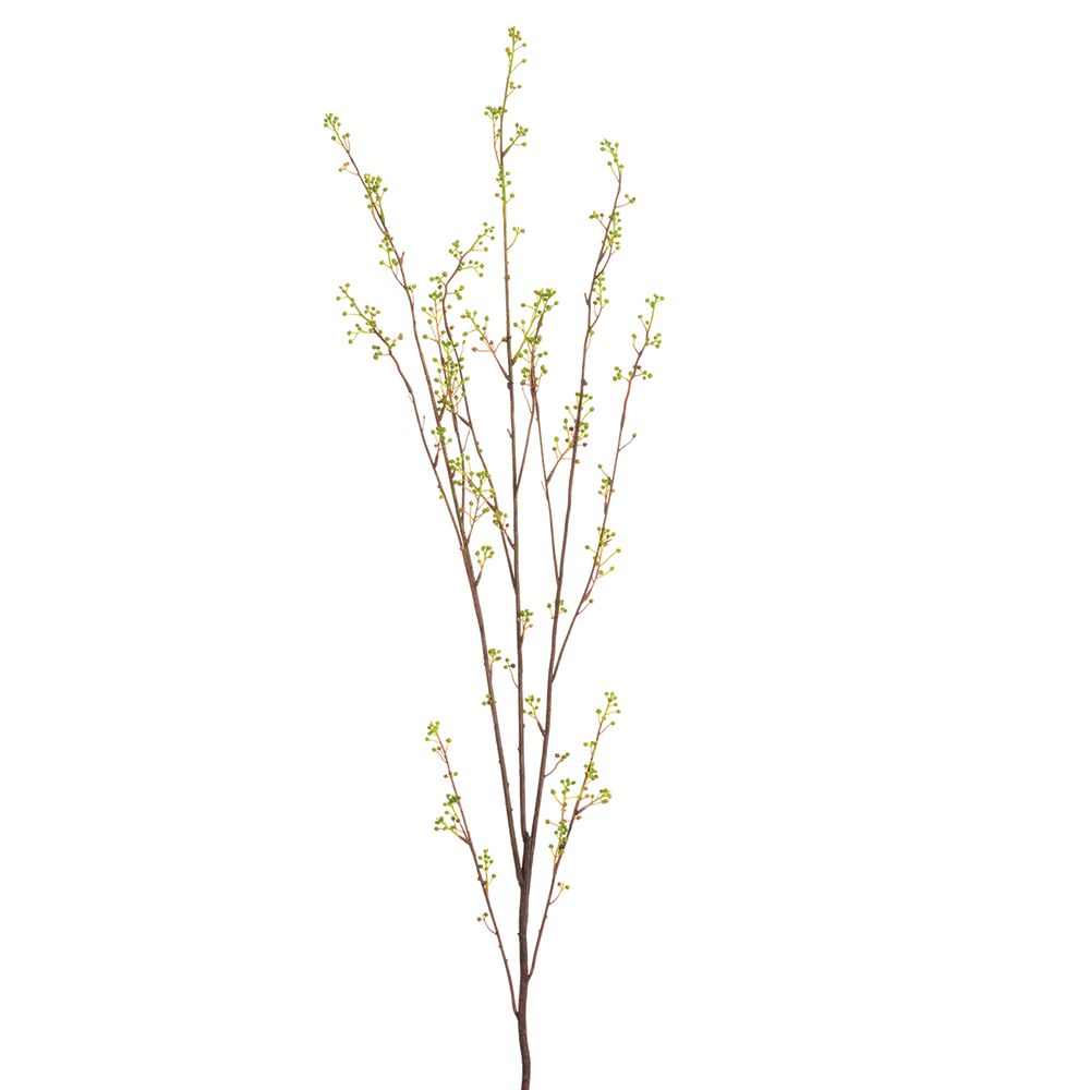 45"PLASTIC BERRY BRANCH GR/TT