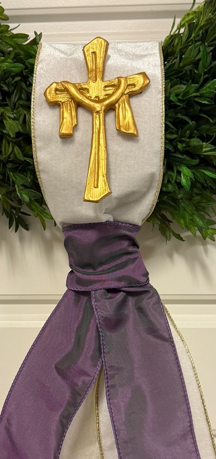 White Cross Sash