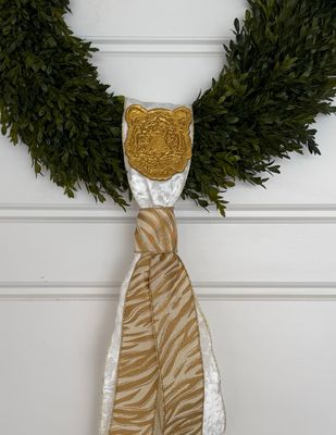 White LSU Sash