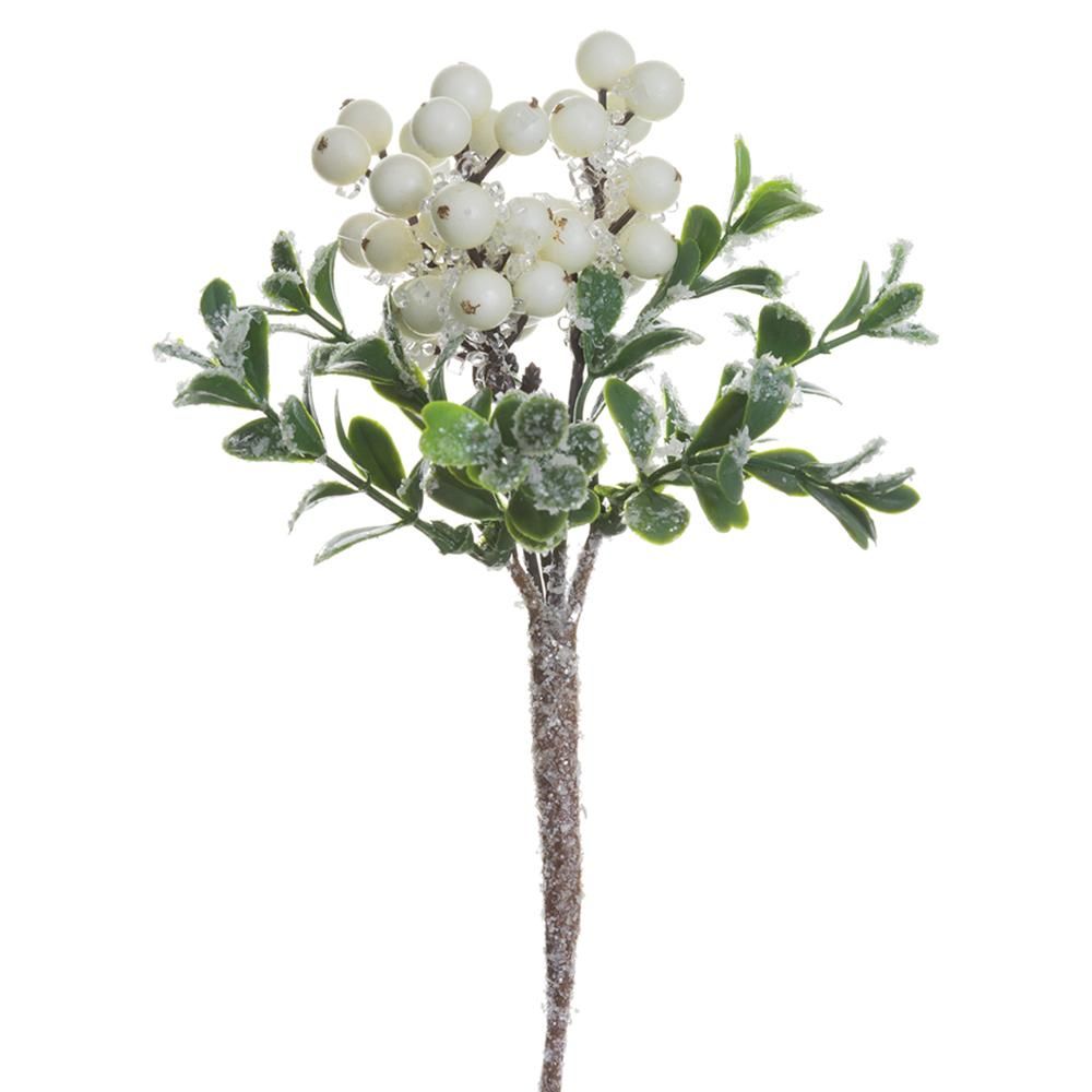 8"ICED BERRY/BOXWOOD PICK CR
