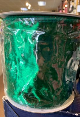 4” designer emerald green ribbon 