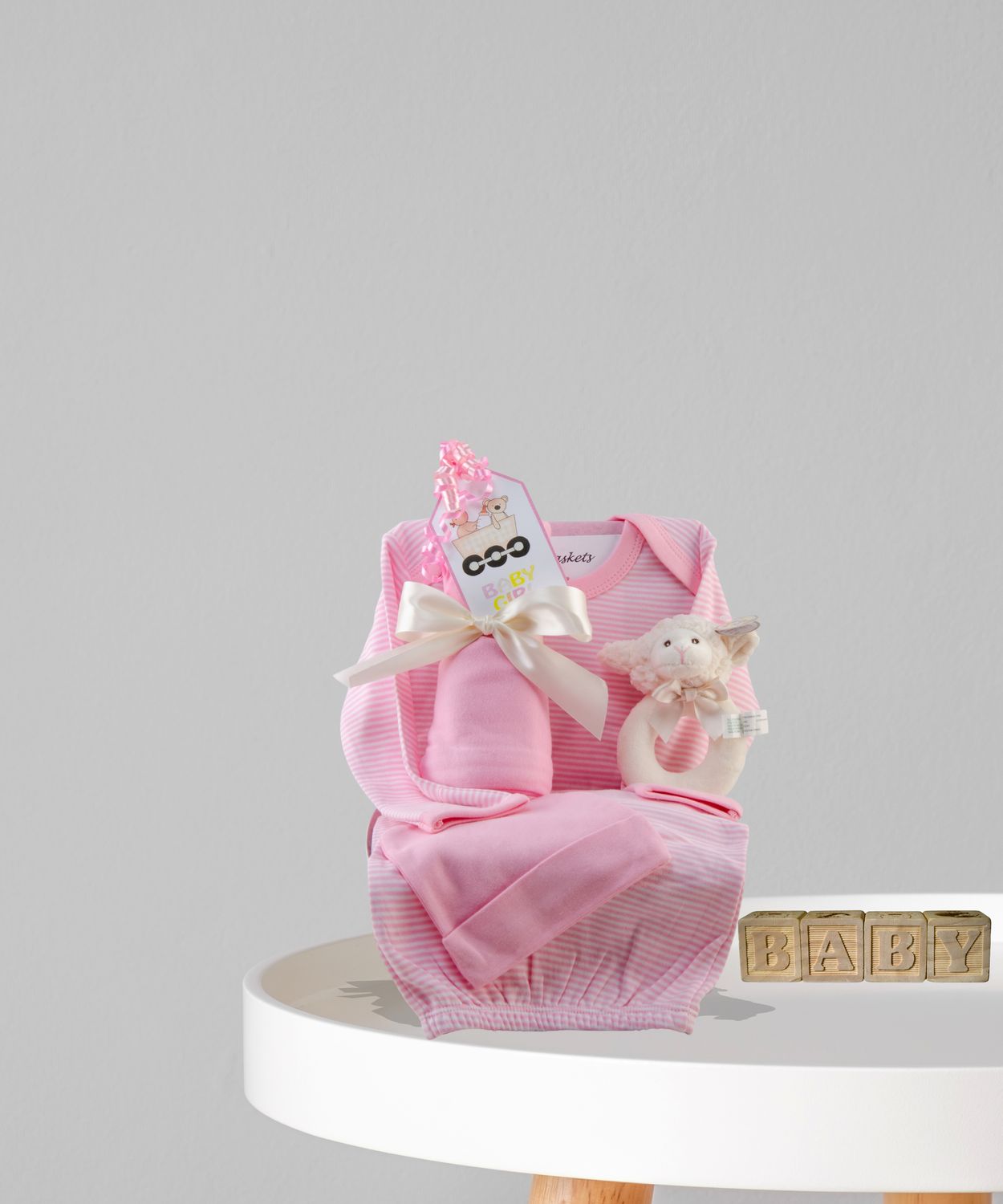 Baby Girl Basket, Size: STANDARD
