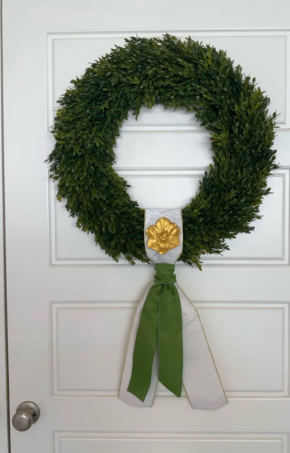 Green Magnolia Sash