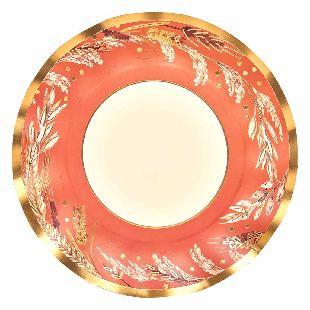 Wavy Dinner Plate -Bright &amp; Thankful
