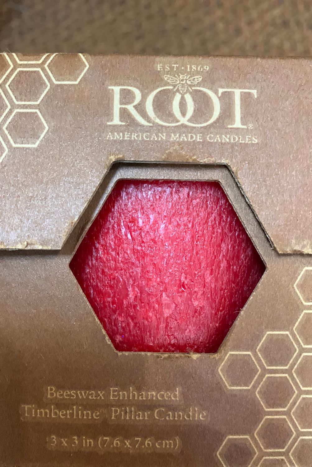 Root 3” column candle