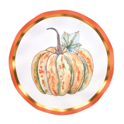 BRIGHT &amp; THANKFUL - WAVY SALAD PLATE-8 PACK