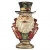 Santa Bust on Pedestal - 12.5"