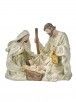 Holy Family Figurine - Ivory &amp; Gold - 6"