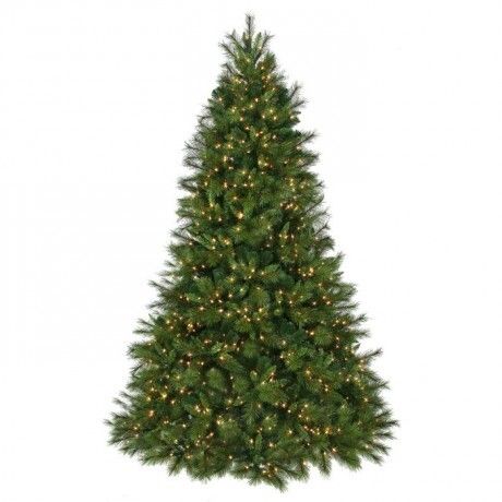 9' LED Deluxe Belgium Tree, 1400L 73"D 2611T - Branches down to the floor