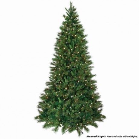 9' LED Belgium Mix Tree, 600 L, 1767 T, 57"D - Branches down to the floor