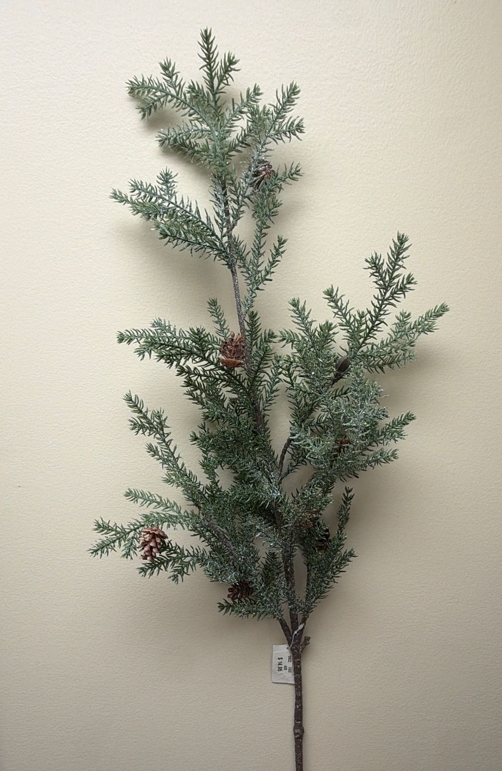39" Frost Pine/Cone Spray