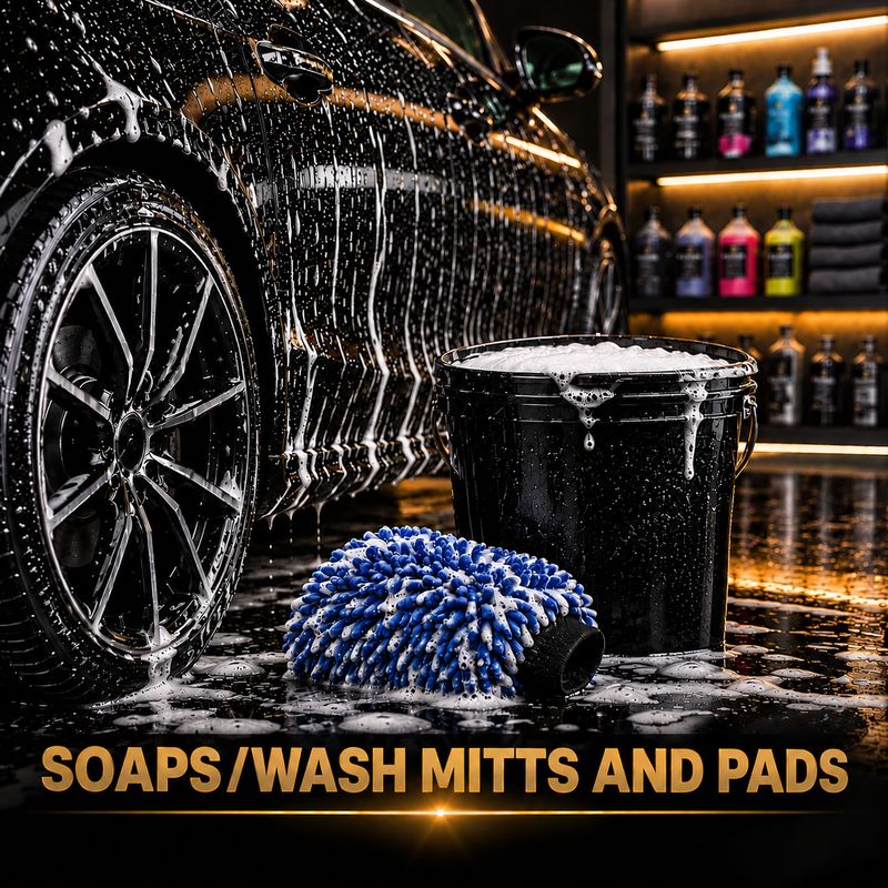 Soaps/Wash Mitts and Pads