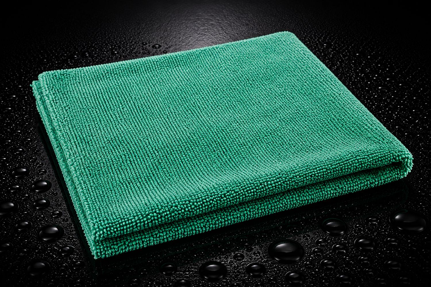 Edgeless Microfiber Towel, Color: Green, Quantity: 20pk
