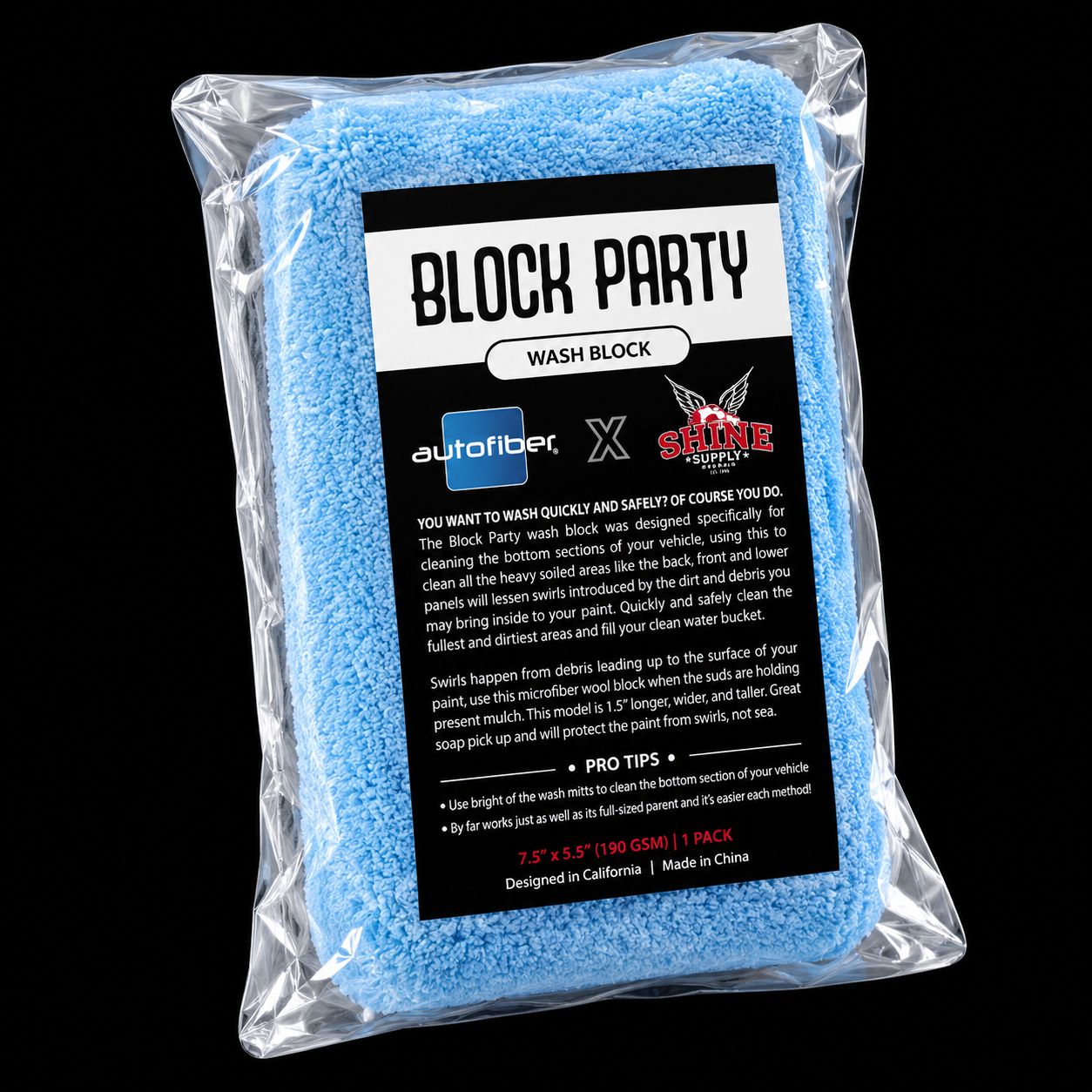BLOCK PARTY Wash Block