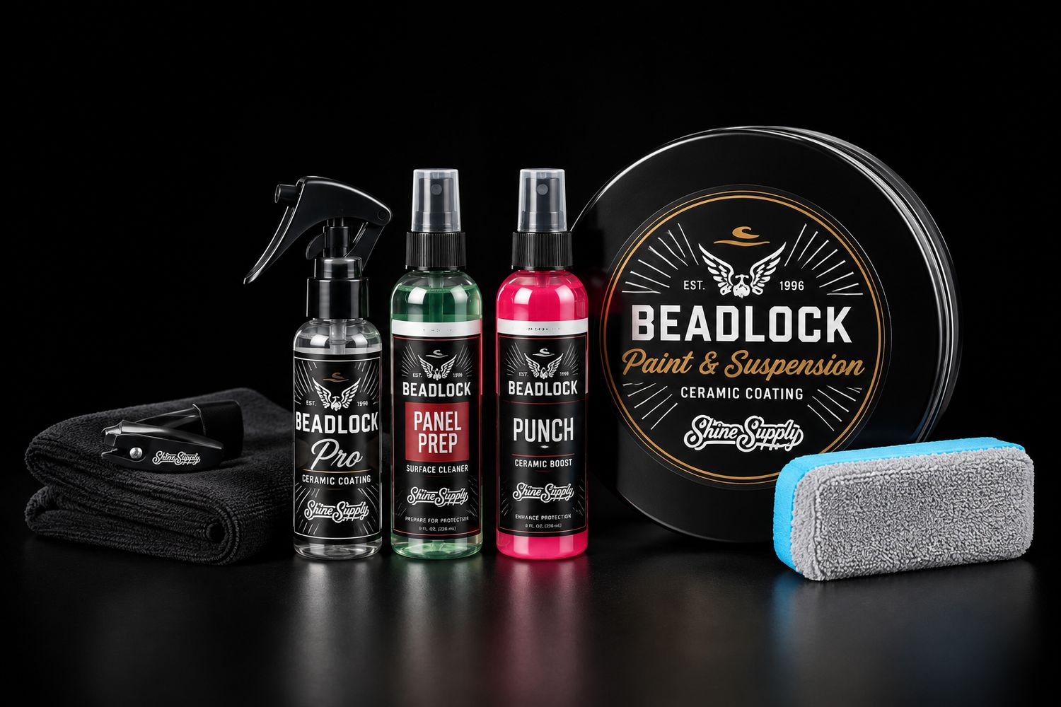 Beadlock Wheel &amp; Suspension Ceramic Coating Kit