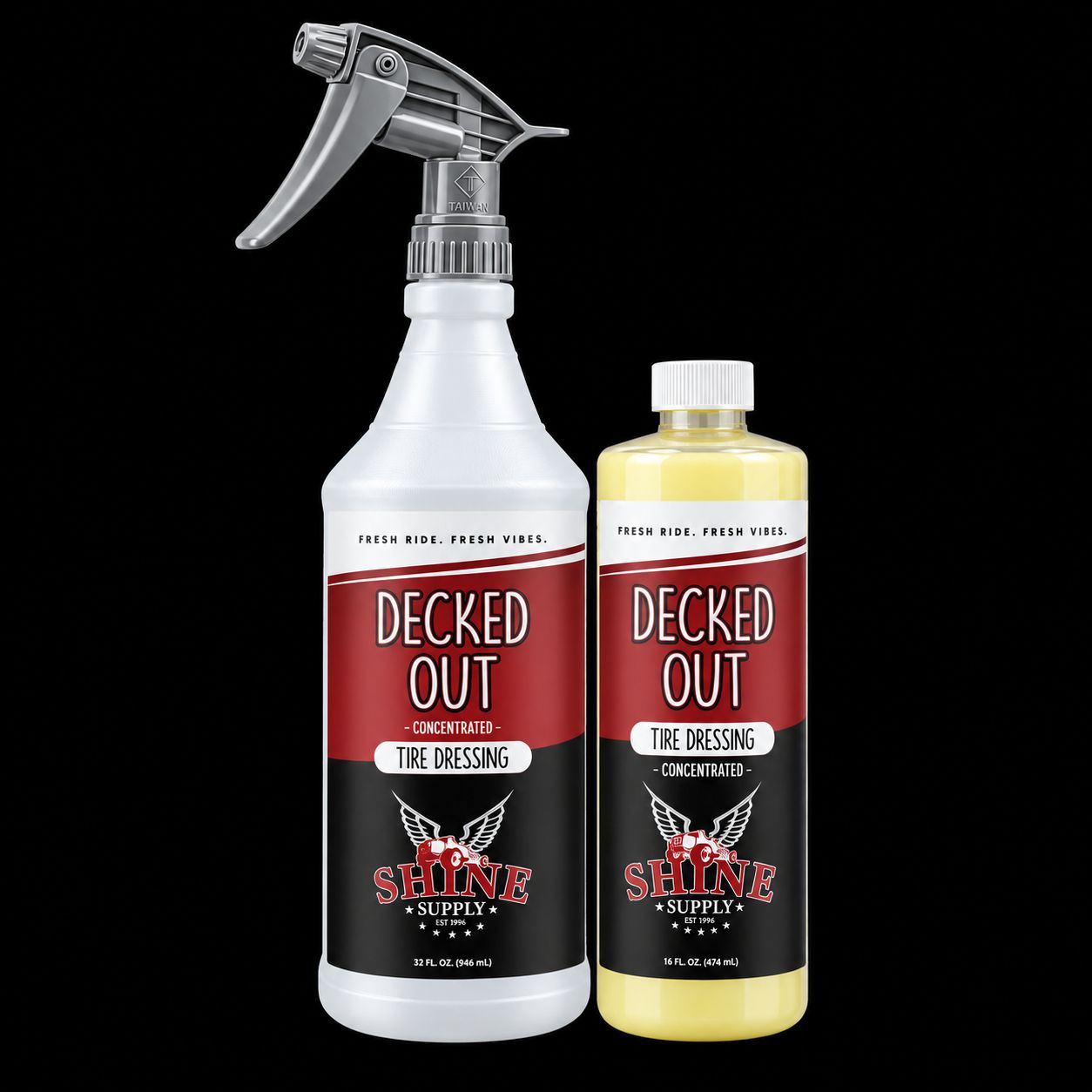 Decked Out Tire Dressing, Size: 16oz