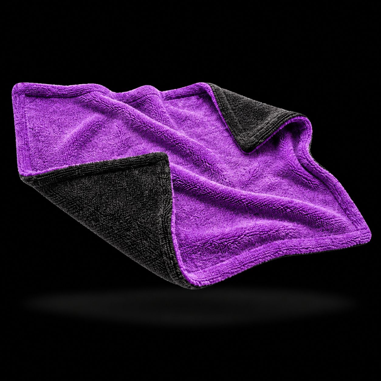 Shine Supply "The Black Pearl" Towel, Size: 16 x 16 (2-Pack)