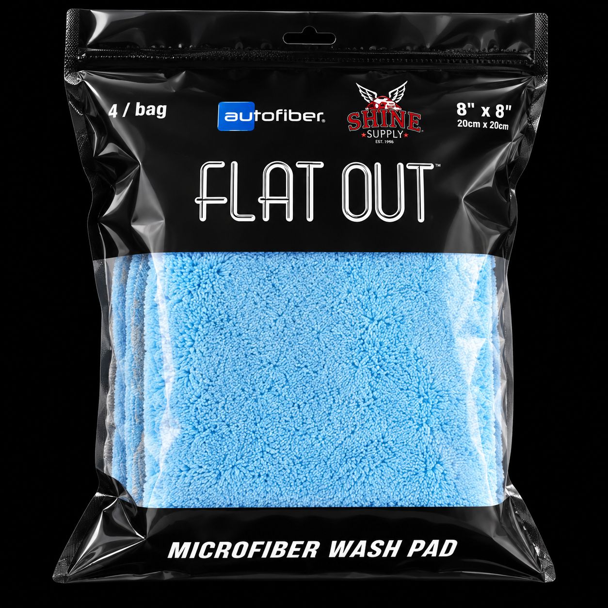 FLAT OUT Wash Pad 4-Pack