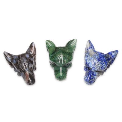 PENDENTIF TÊTE DE LOUP