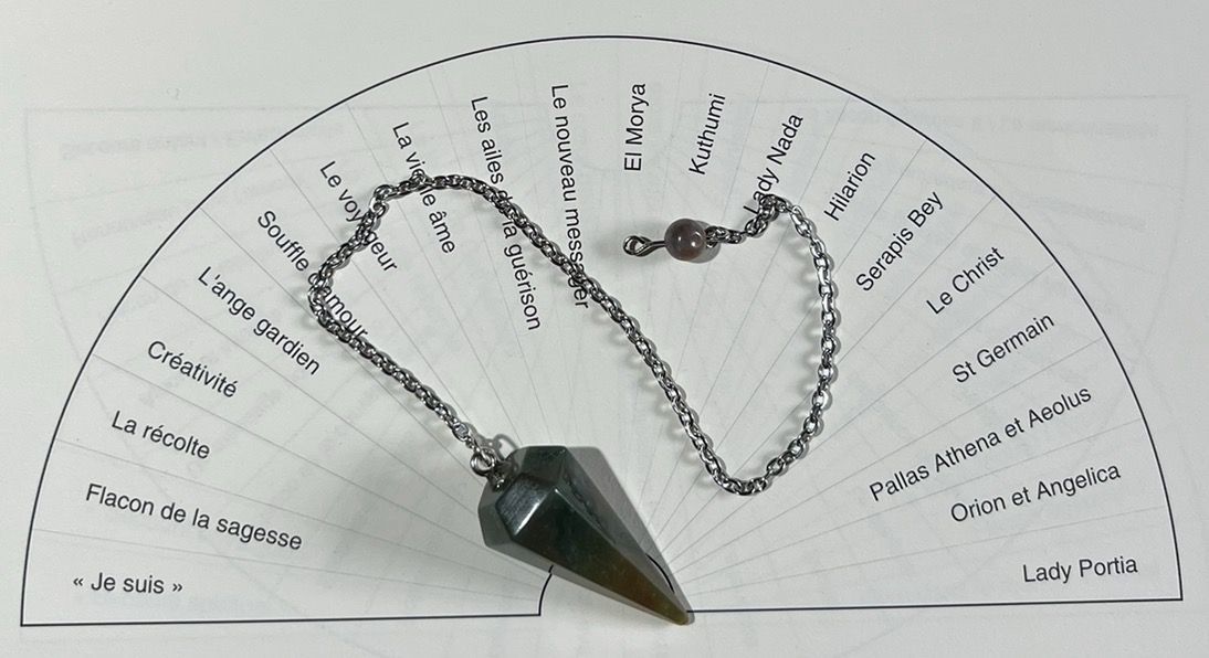 Pendule Conique Agate Indienne facetté Pendule Conique Agate Indienne facetté