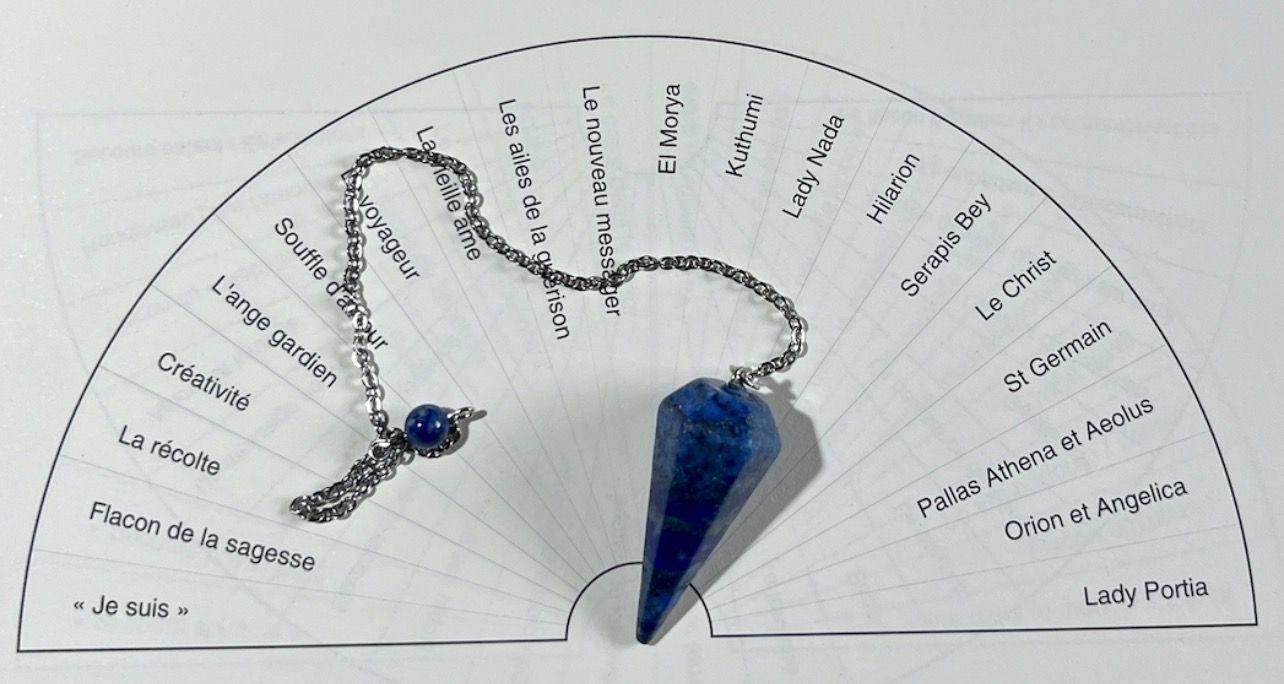 Pendule Conique Lapis Lazuli facetté Pendule Conique Lapis Lazuli facetté