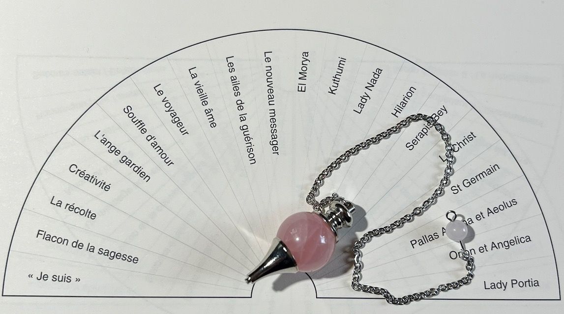 Pendule sphère Quartz Rose Pendule sphère Quartz Rose