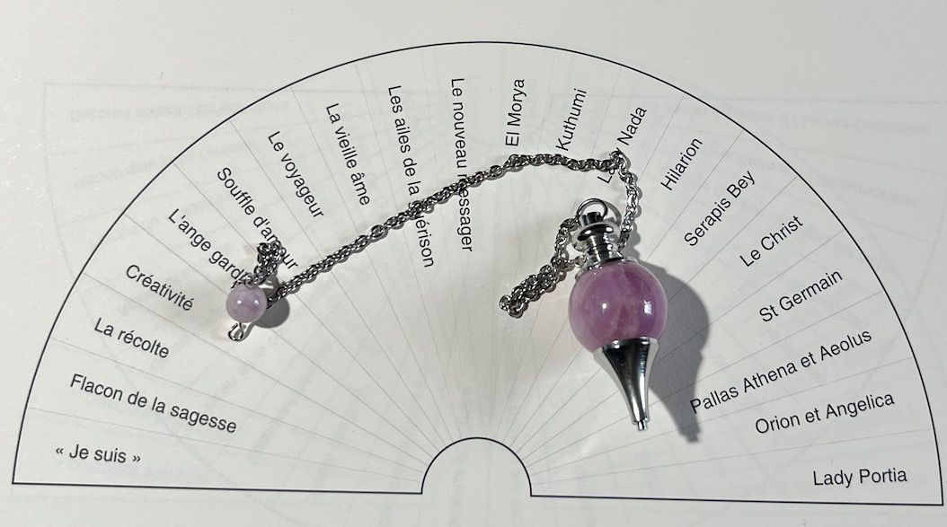 Pendule sphère Kunzite Pendule sphère Kunzite