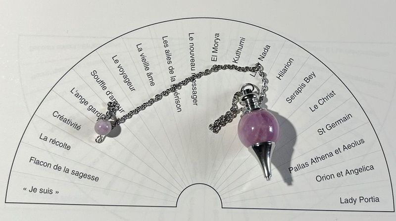 Pendule sphère Kunzite Pendule sphère Kunzite