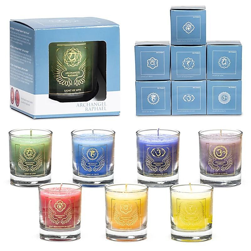 7 bougies votives Archanges